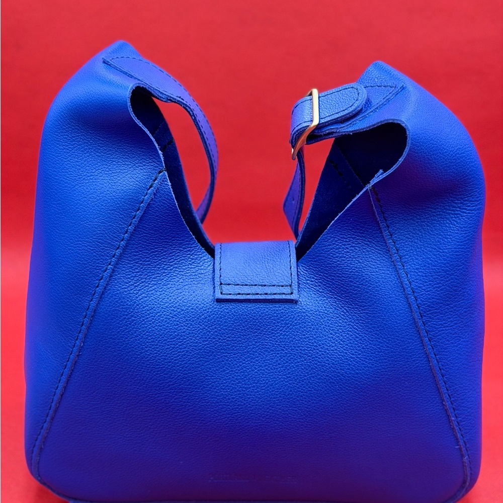 Elegant Portland Leather Astro Blue Flora Women's Bag New - Picture 9 of 9